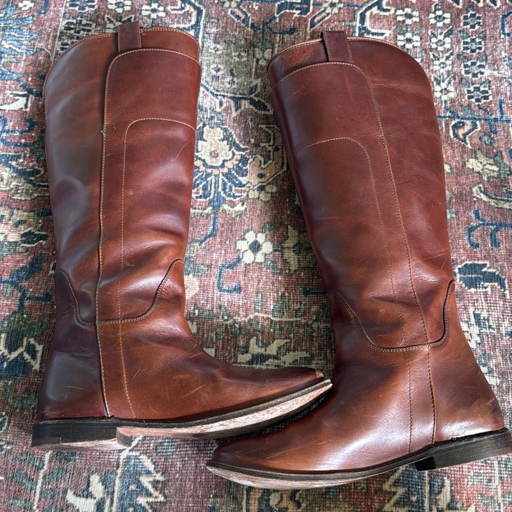 Frye Leather Riding Boots - Picture 8 of 9